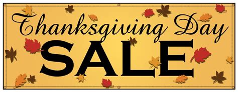 Thanksgiving Day Sale 